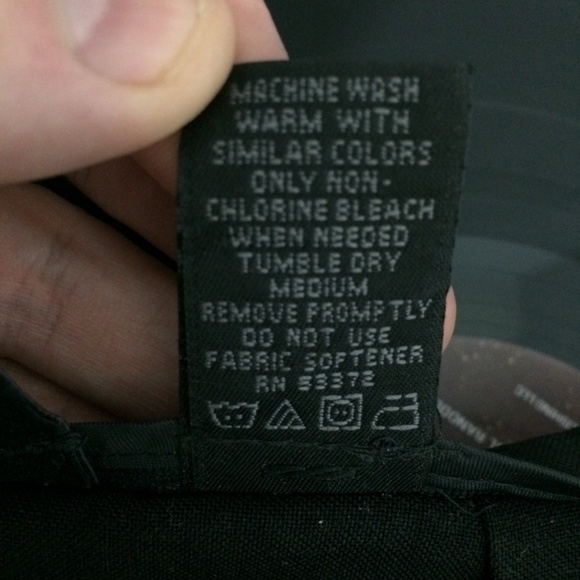 Express Womens 7/8 Black 100% Polyester Midi Skirt - Picture 6 of 6